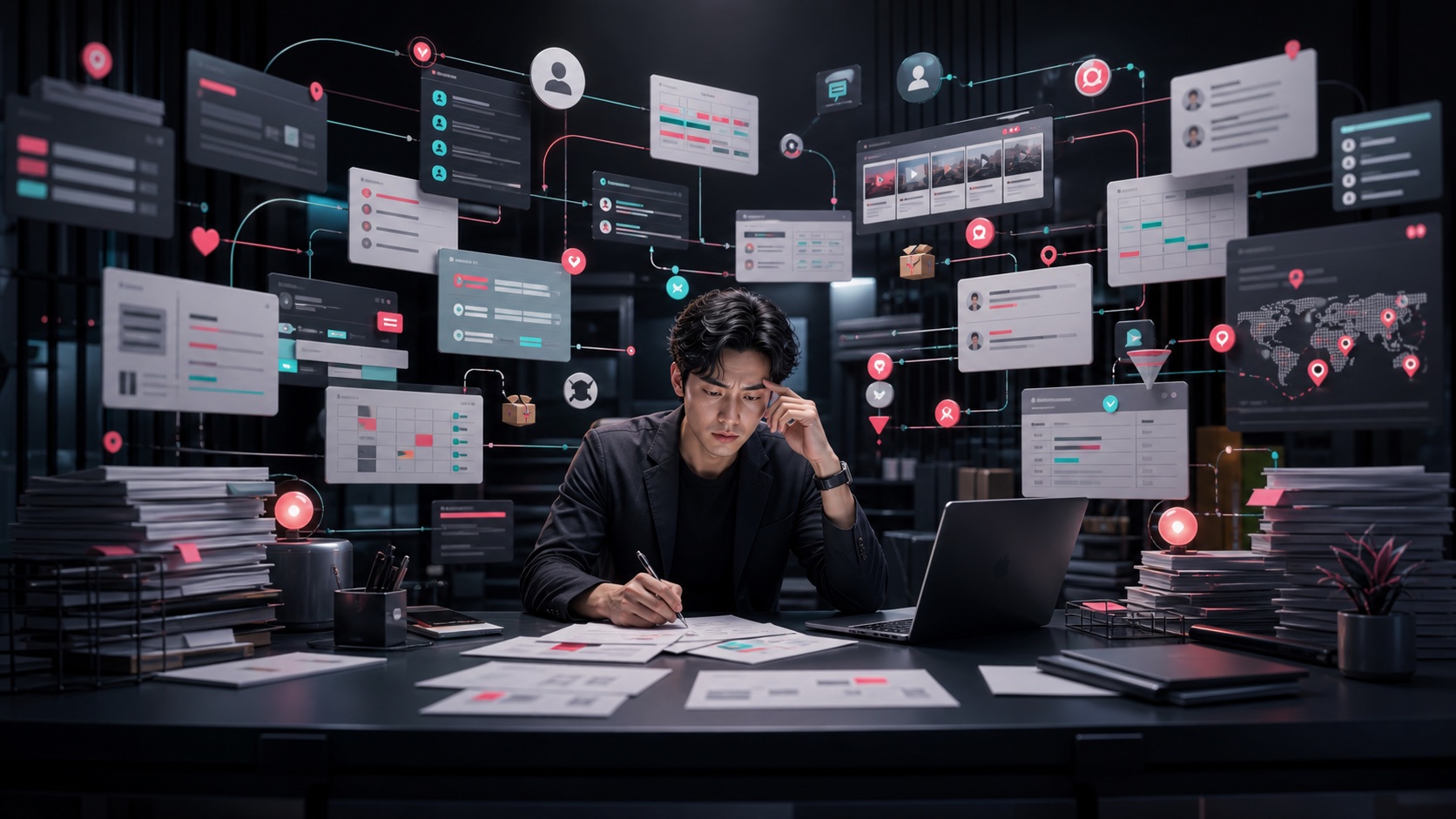 Creator BD work fragmented across messages, spreadsheets, reports, and fulfillment tracking